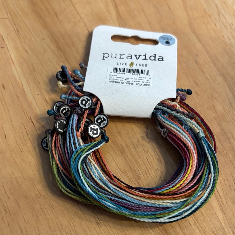 Pura Vida Braided Multicolor Bracelet Set - Picture 3 of 6